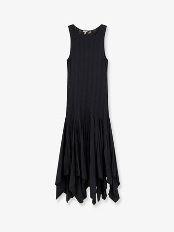 LOEWE - Paula's Ibiza embroidered cotton long dress