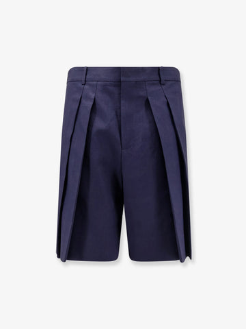 LOEWE - Paula's Ibiza linen and cotton bermuda shorts
