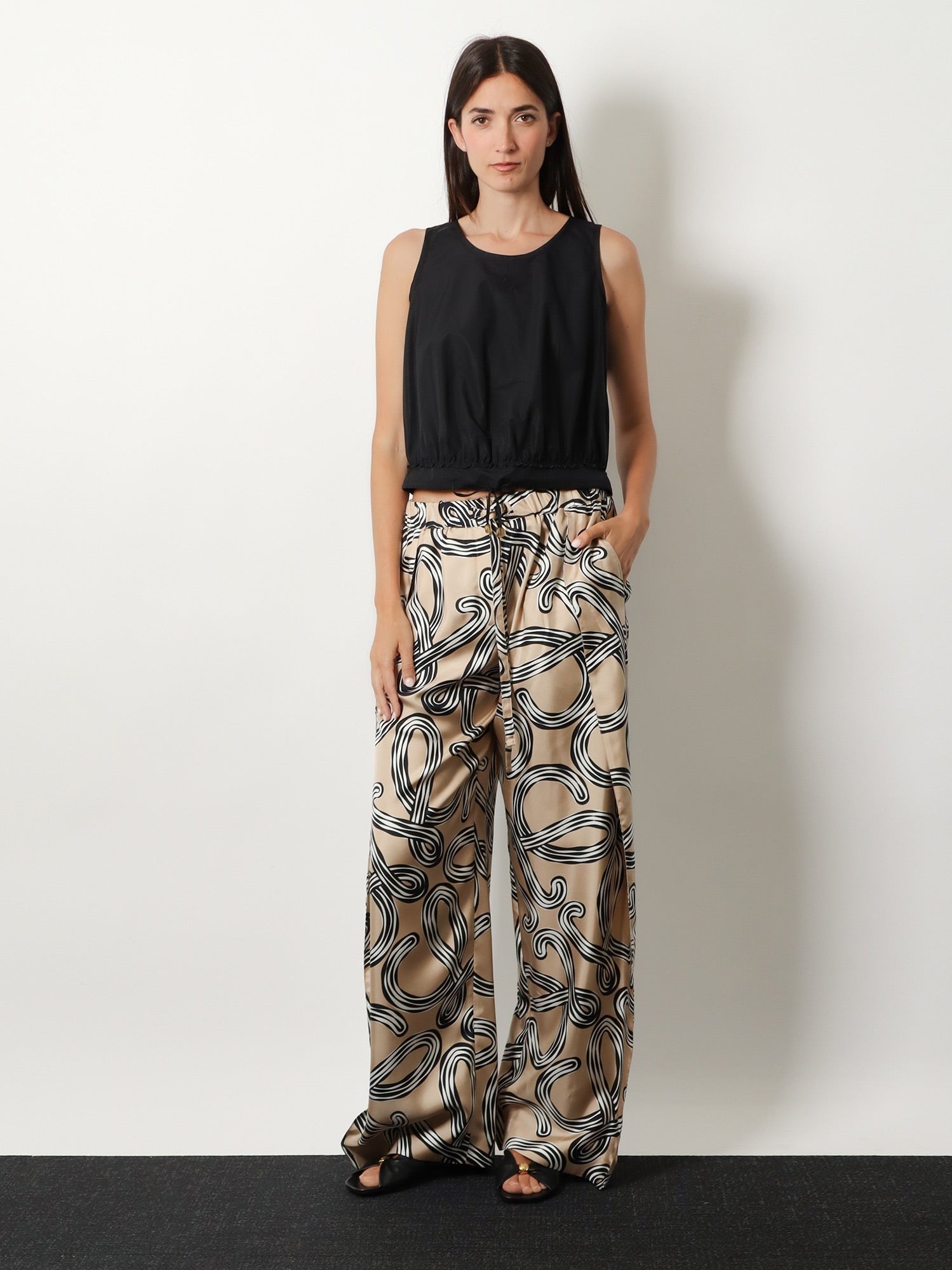LOEWE - Paula's Ibiza - Printed silk trousers