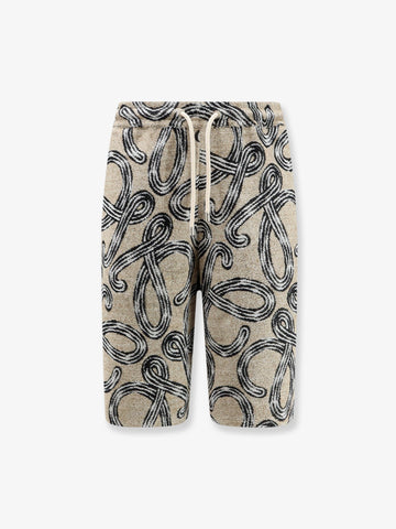 LOEWE - Paula's Ibiza - Terrycloth shorts with iconic print