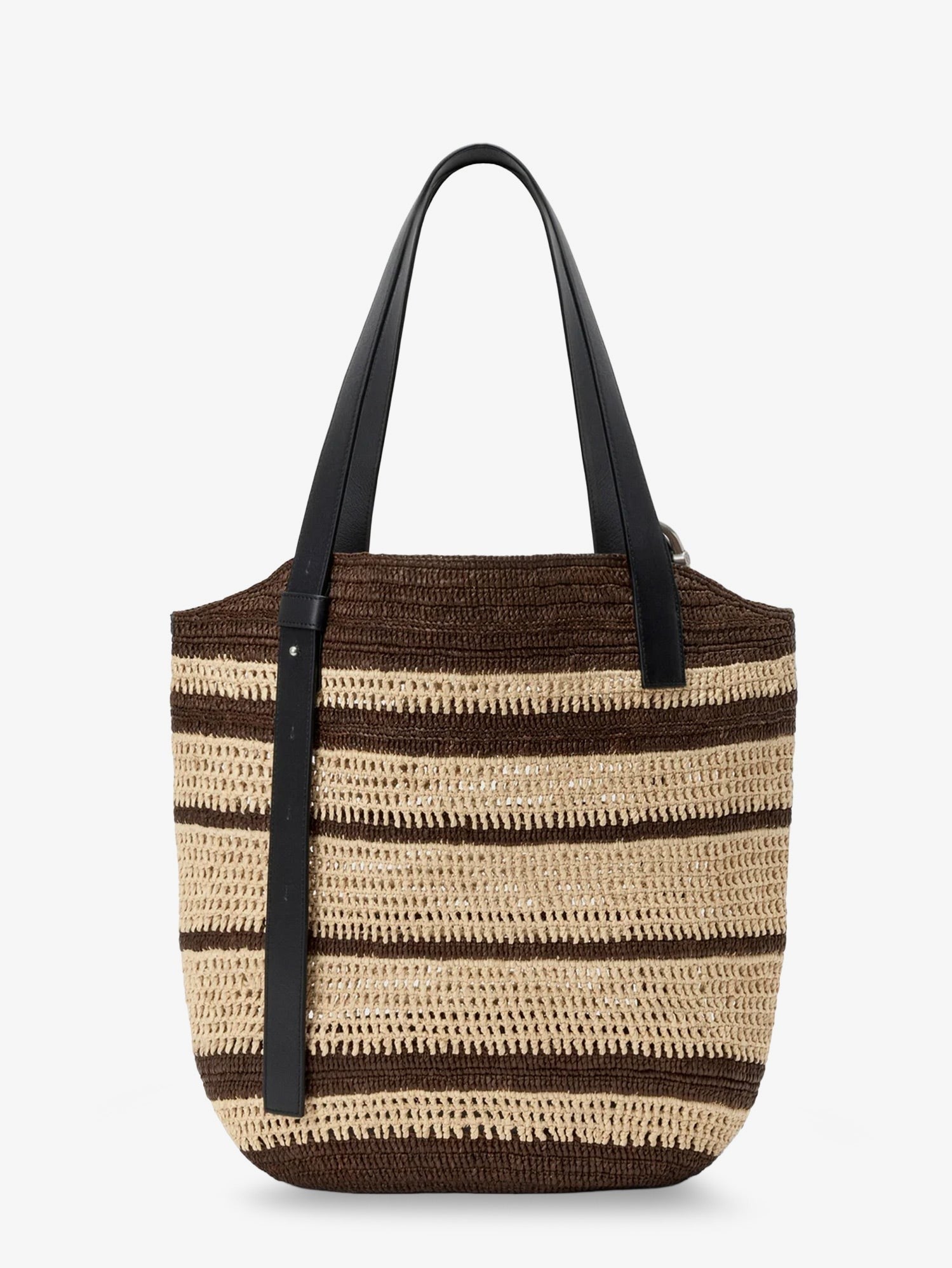 LOEWE - Paula's Ibiza Two-Tone Raffia Loop Shopping Bag