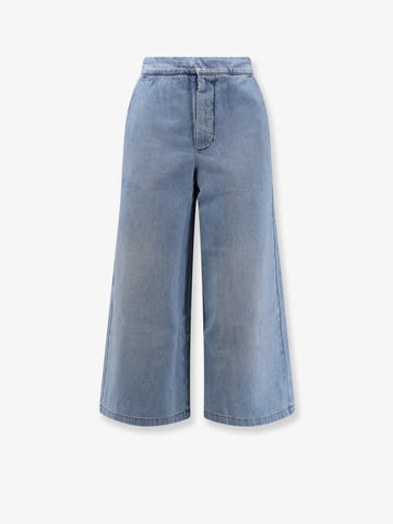 LOEWE - Paulas Ibiza - Cotton trousers with embroidered logo on the back