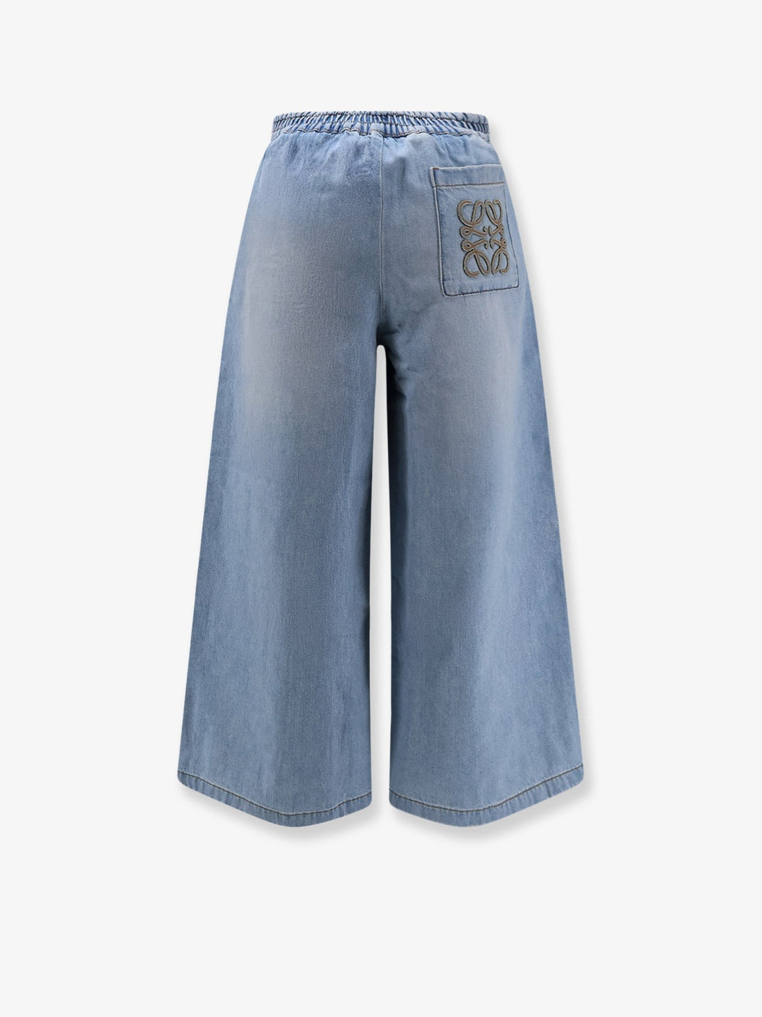 LOEWE - Paulas Ibiza - Cotton trousers with embroidered logo on the back paulas-ibiza-cotton-trousers-with-embroidered-logo-on-the-back