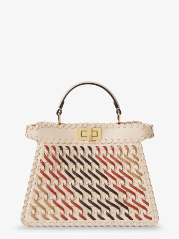 Peekaboo ISeeU Small leather crossbody bag