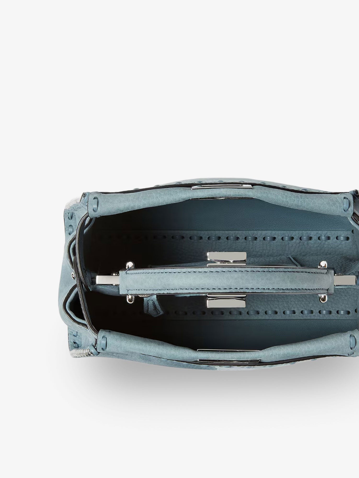 Fendi Fendi - Peekaboo Mini leather crossbody bag