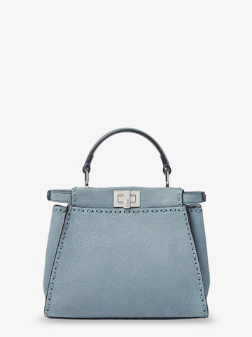 Fendi Fendi - Peekaboo Mini leather crossbody bag