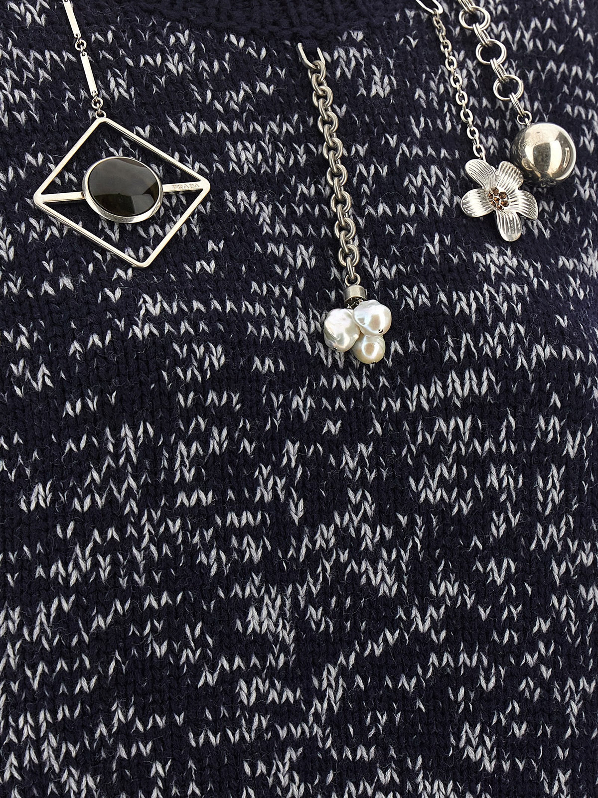 PRADA - Pendant sweater