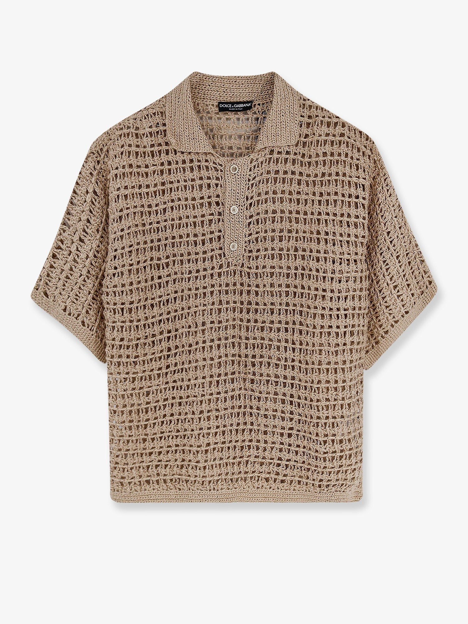 Dolce & Gabbana Perforated linen sweater