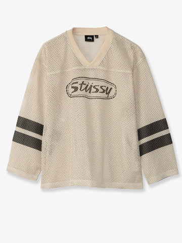 STUSSY STUSSY - Perforated nylon T-shirt