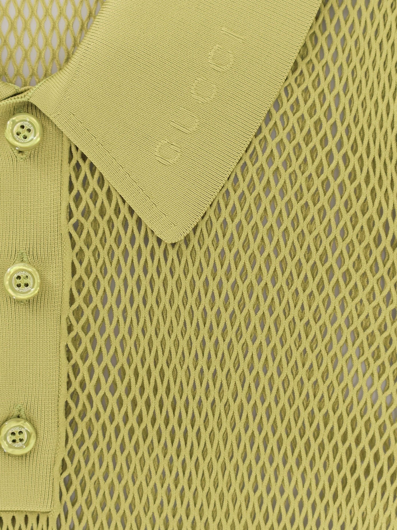 Perforated polo shirt