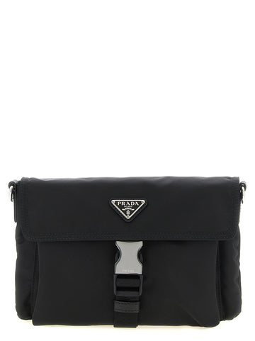 PRADA - Phone Pouch crossbody bag in 'Re-Nylon' Black U