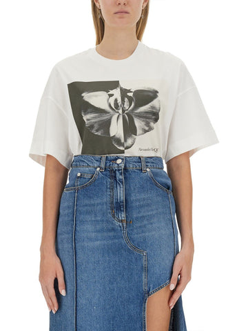 Alexander Mcqueen - PHOTOGRAPHIC ORCHID T-SHIRT photographic-orchid-t-shirt