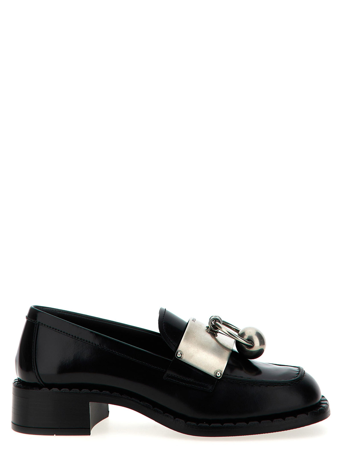 PRADA - Piercing loafers Black 37