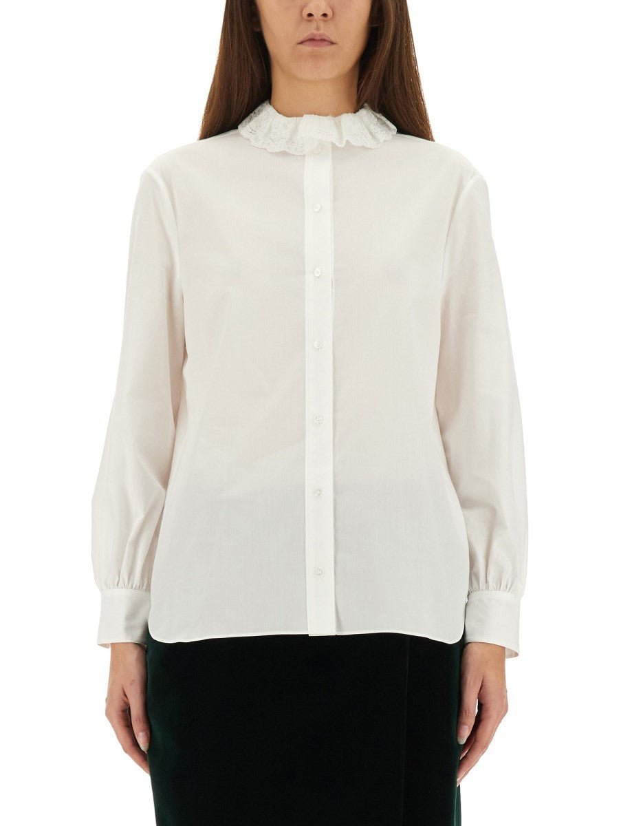 Saint Laurent - PIERROT COLLAR SHIRT pierrot-collar-shirt