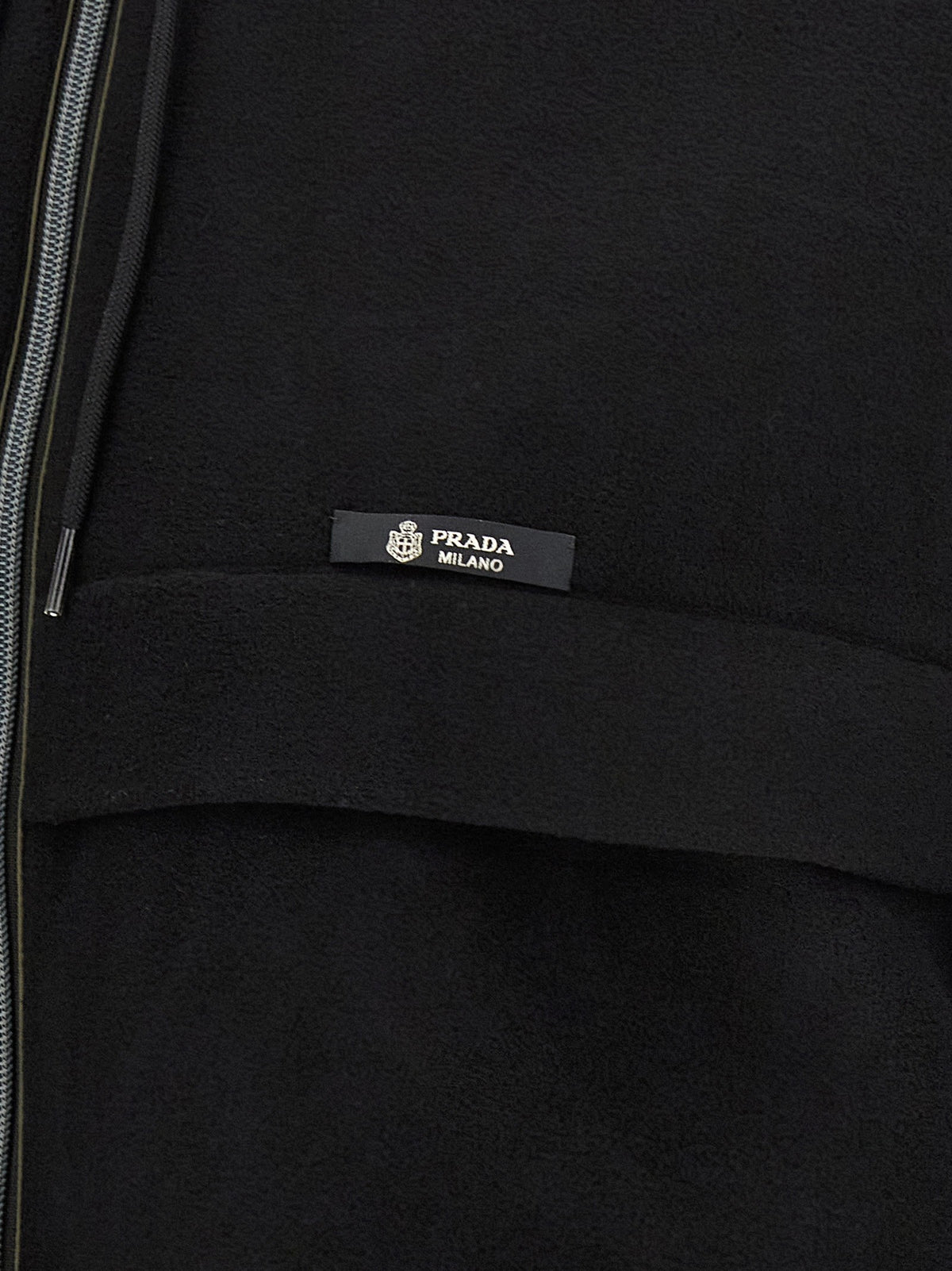 PRADA - Pile Tec hooded jacket