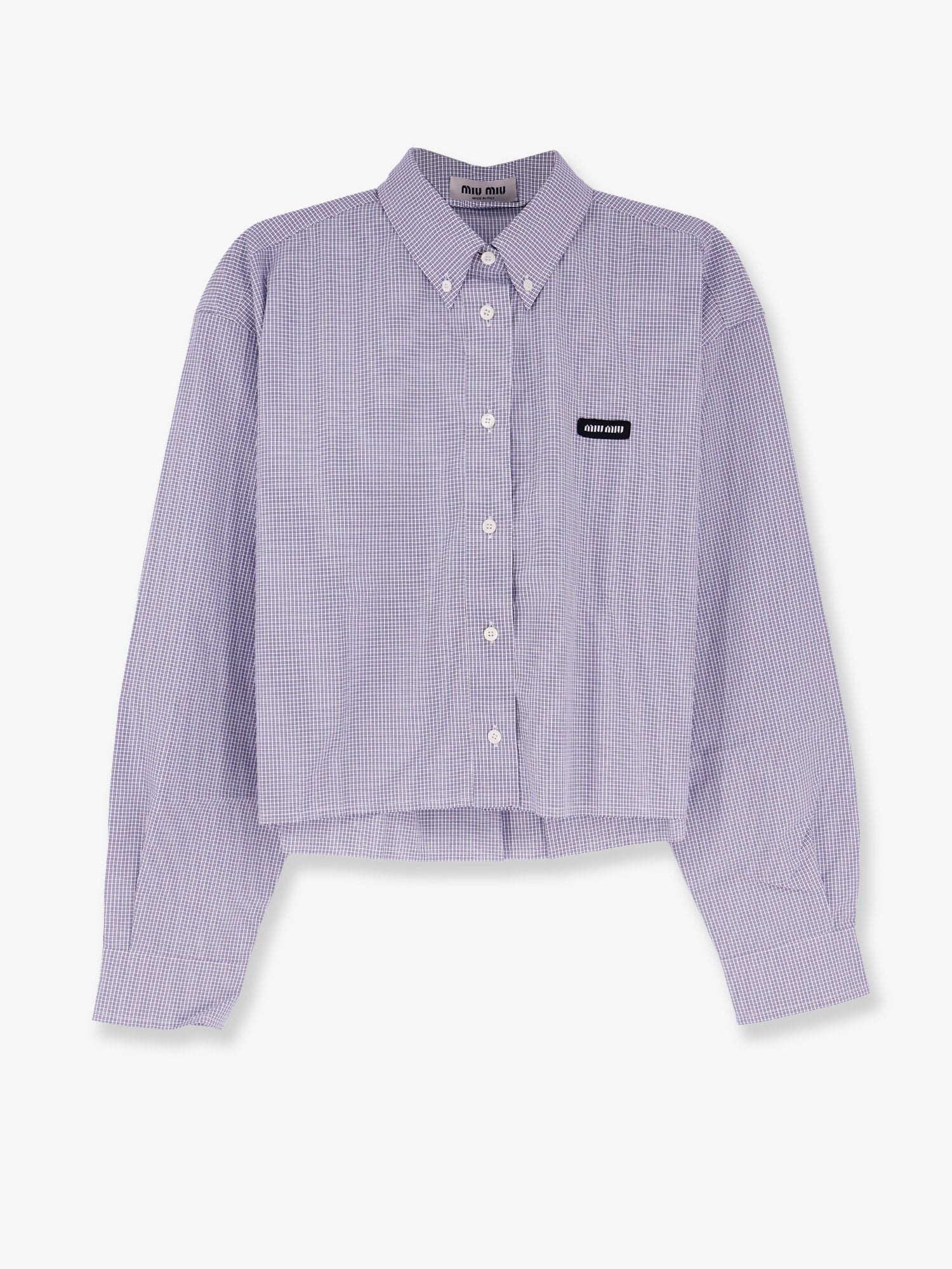 Miu Miu - Checkered shirt pin-check-cotton-shirt_4207a5bc-6356-4535-a6e9-fdf900598cd4