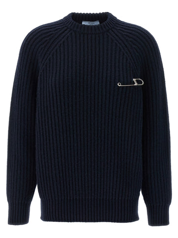 PRADA - Pin sweater Blue