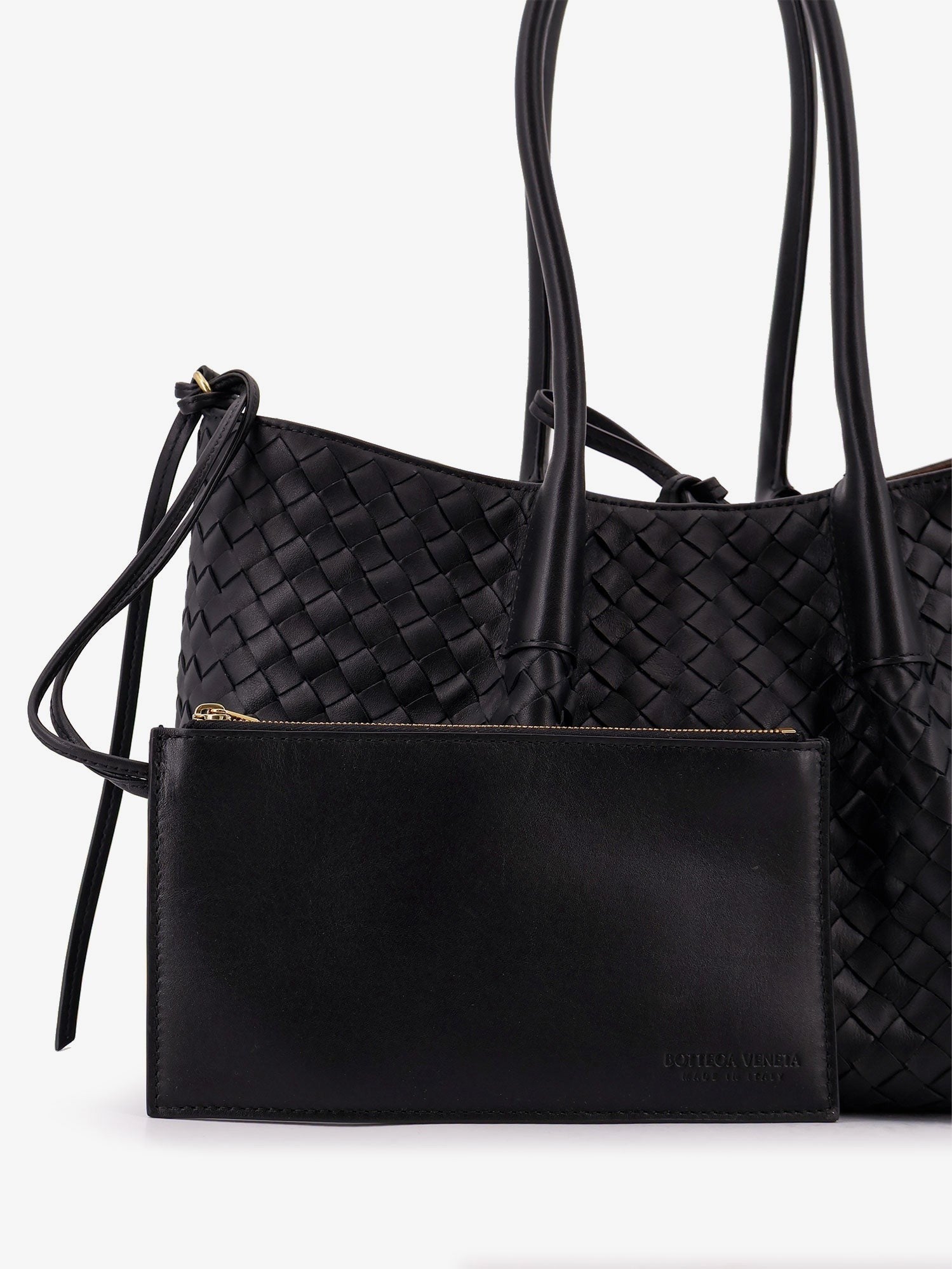 Bottega Veneta Bottega Veneta - Pinacoteca leather handbag with Intrecciato motif