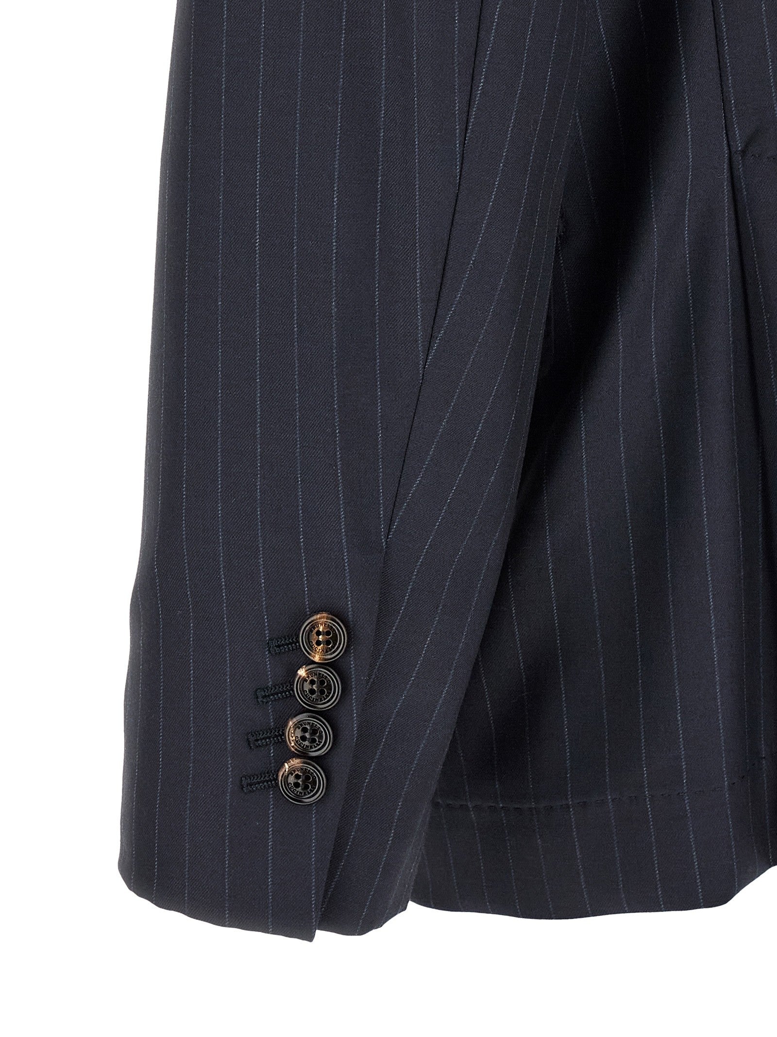Brunello Cucinelli - Pinstripe batavia blazer