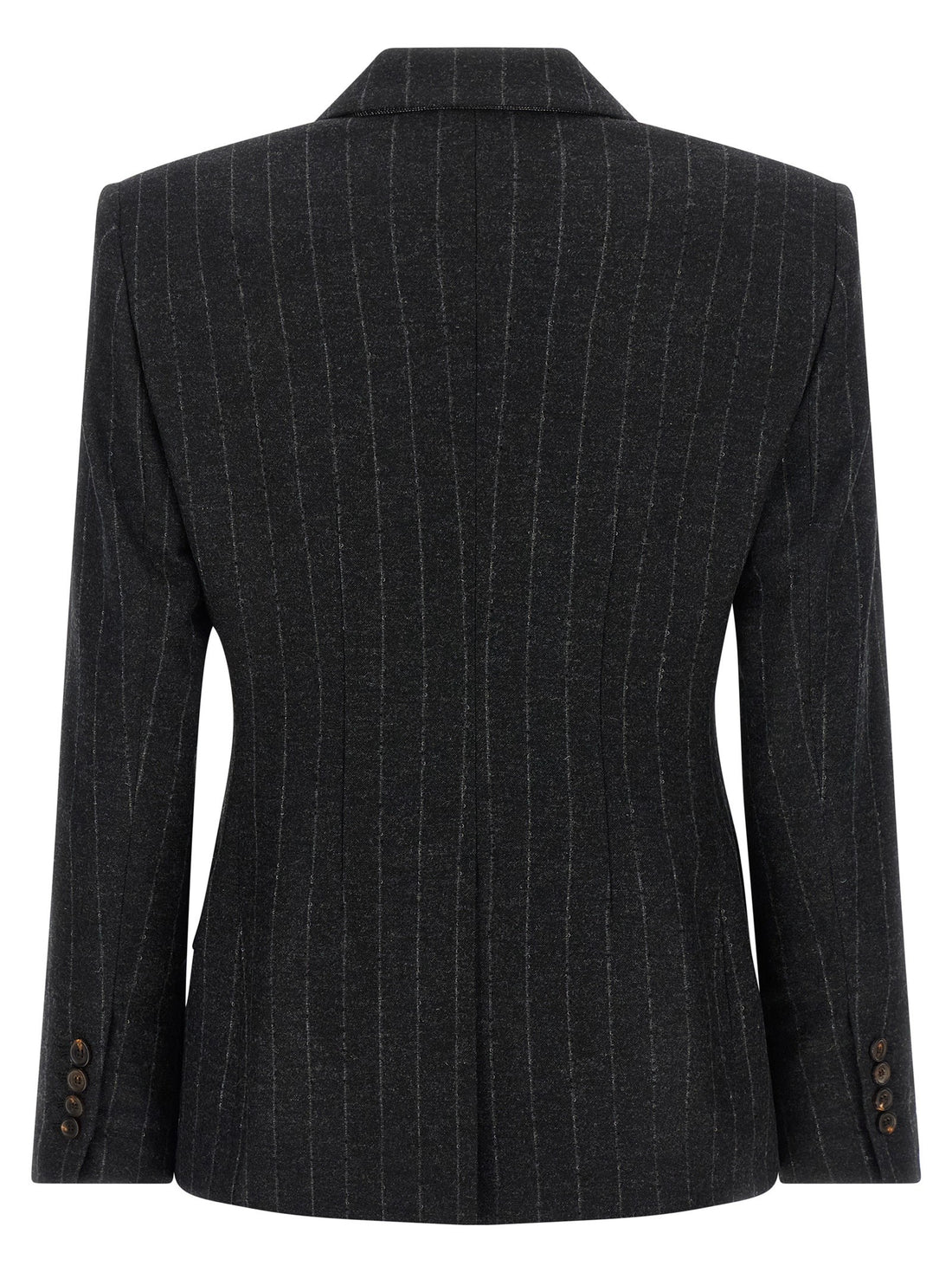 Brunello Cucinelli - Pinstripe blazer gray