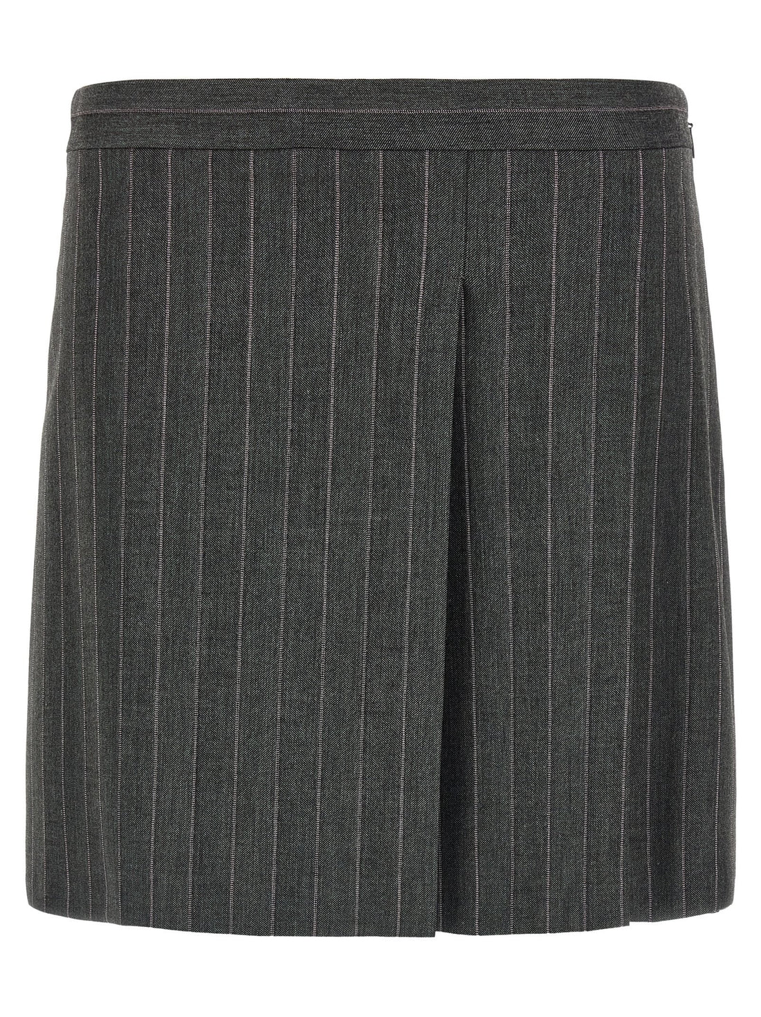 Pinko - Pinstripe skirt gray