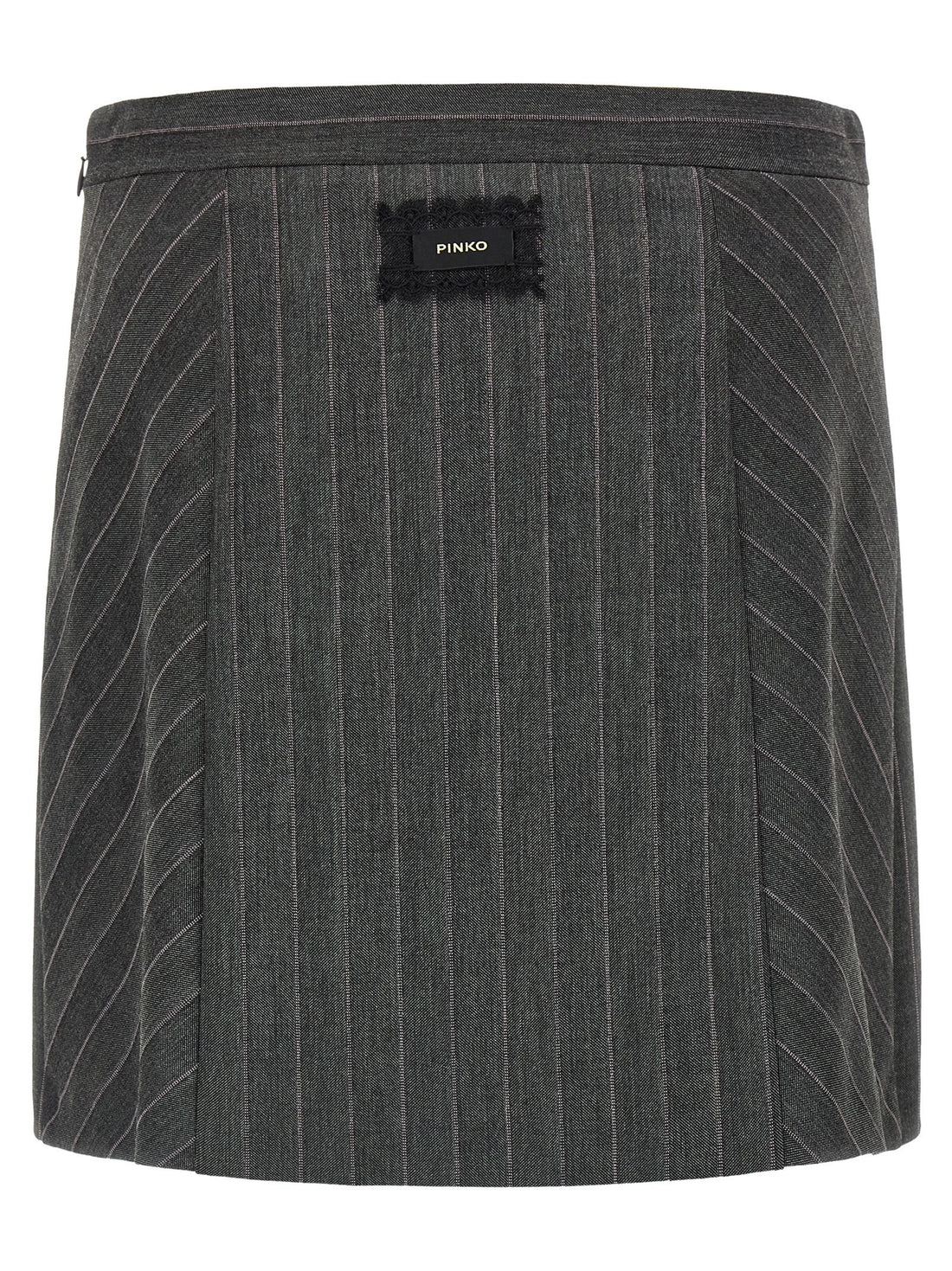 Pinko - Pinstripe skirt gray