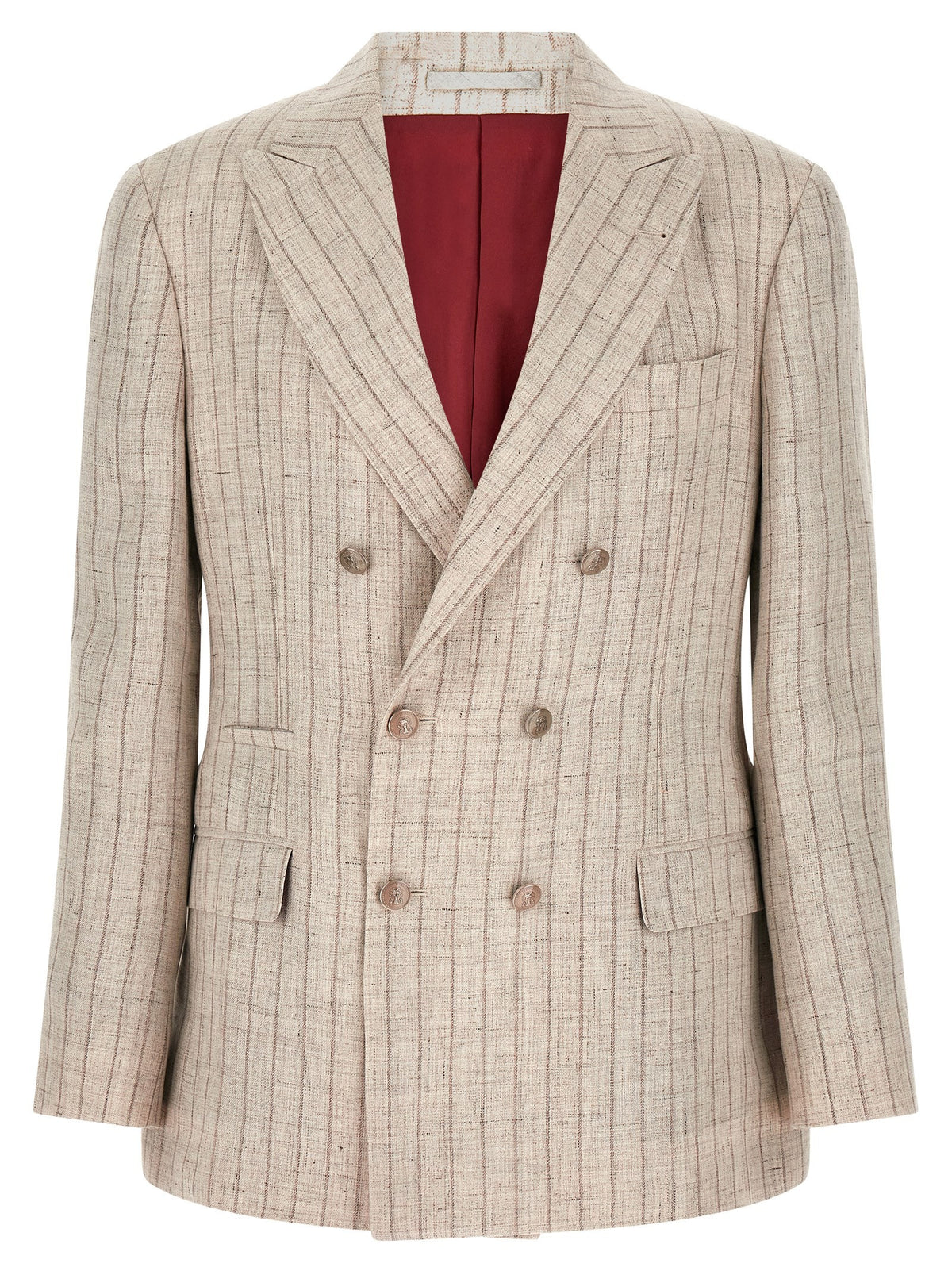 Brunello Cucinelli - Pinstripe twill blazer