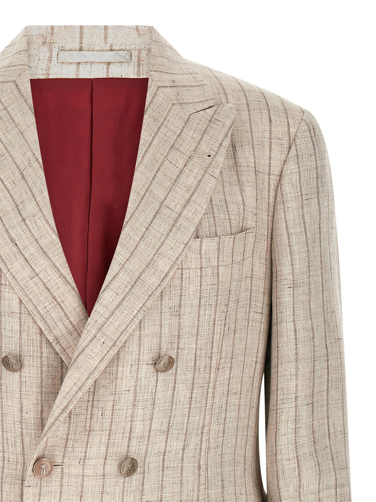 Brunello Cucinelli - Pinstripe twill blazer