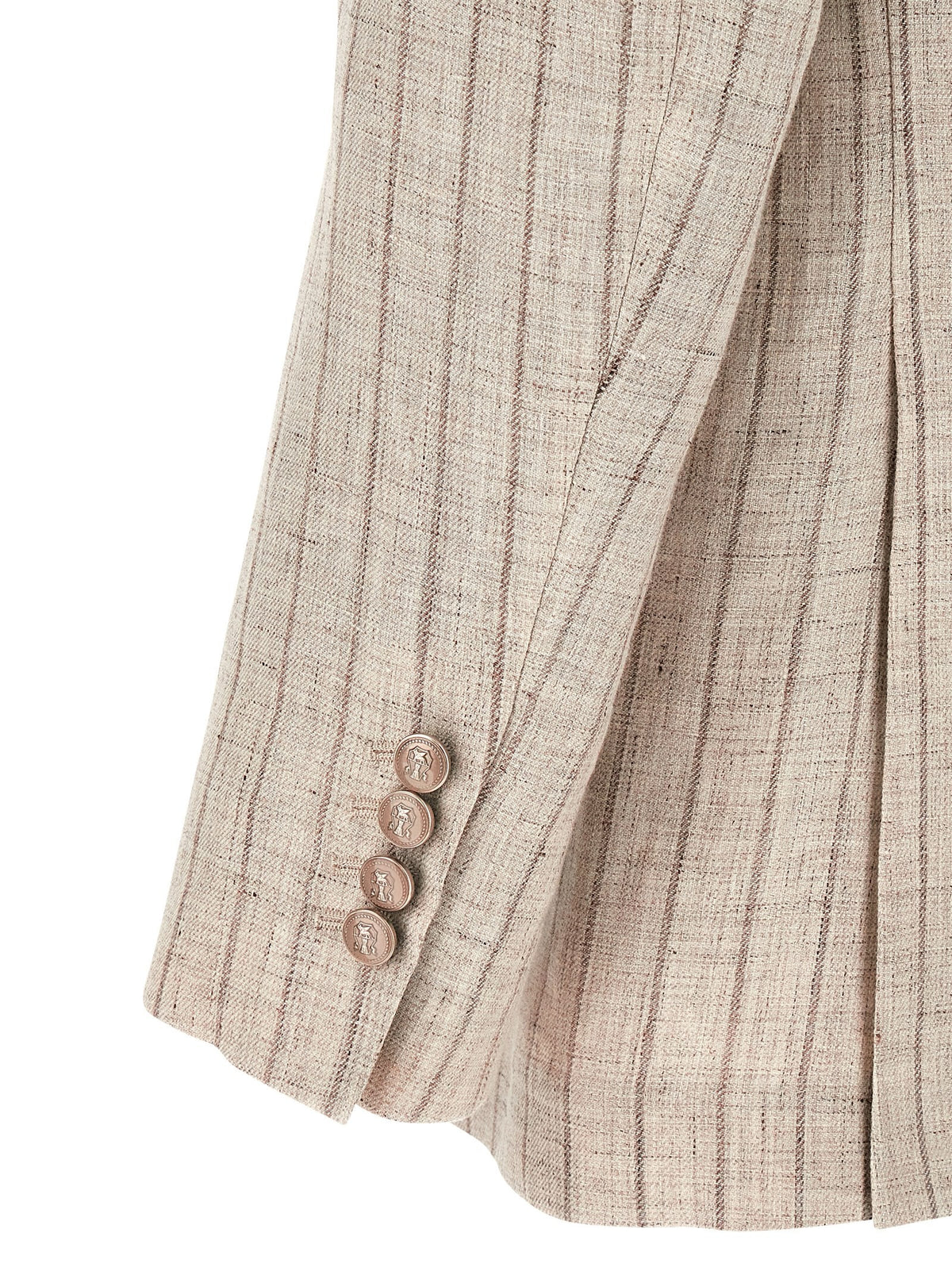 Brunello Cucinelli - Pinstripe twill blazer