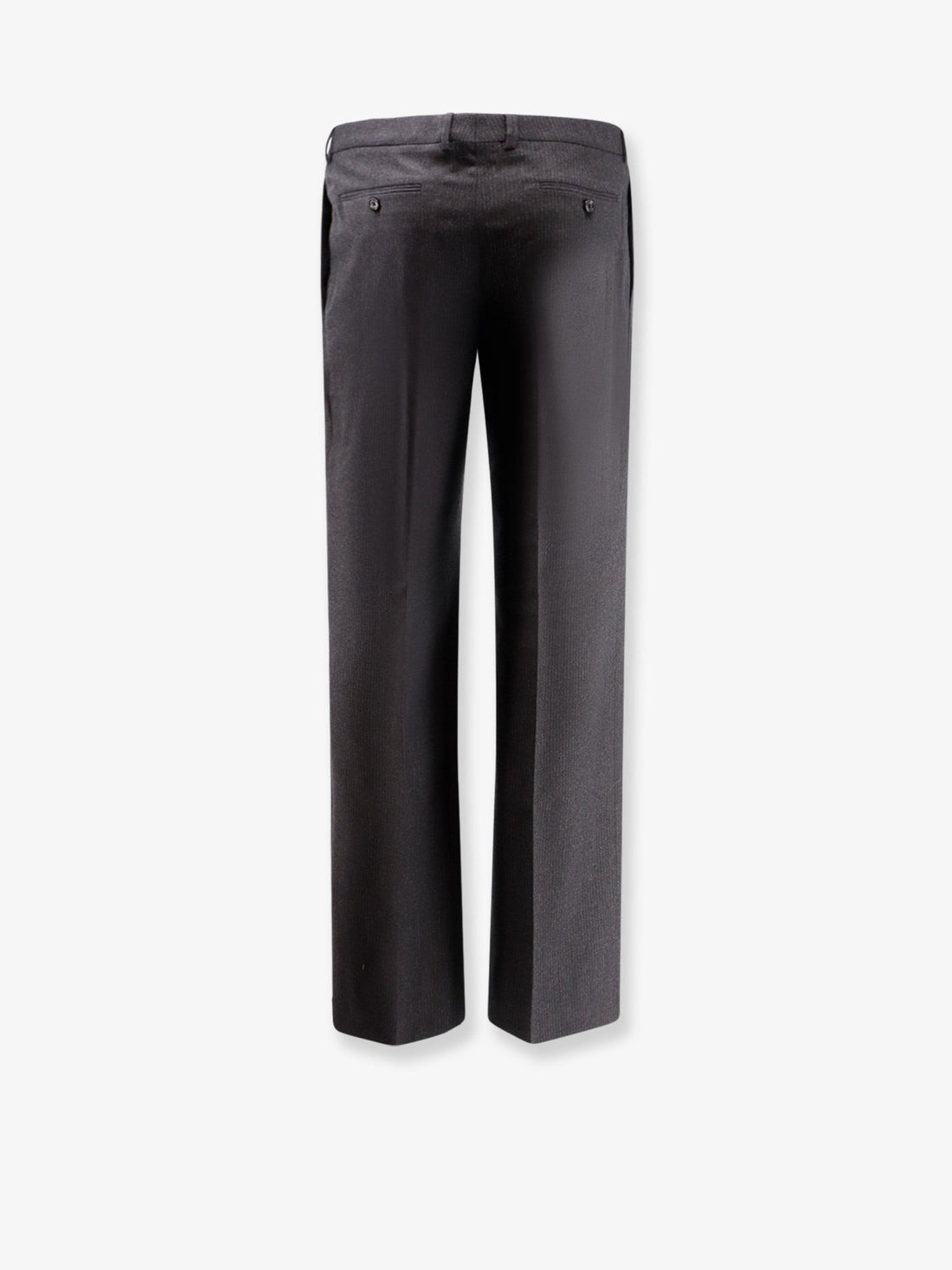Pinstripe wool trousers