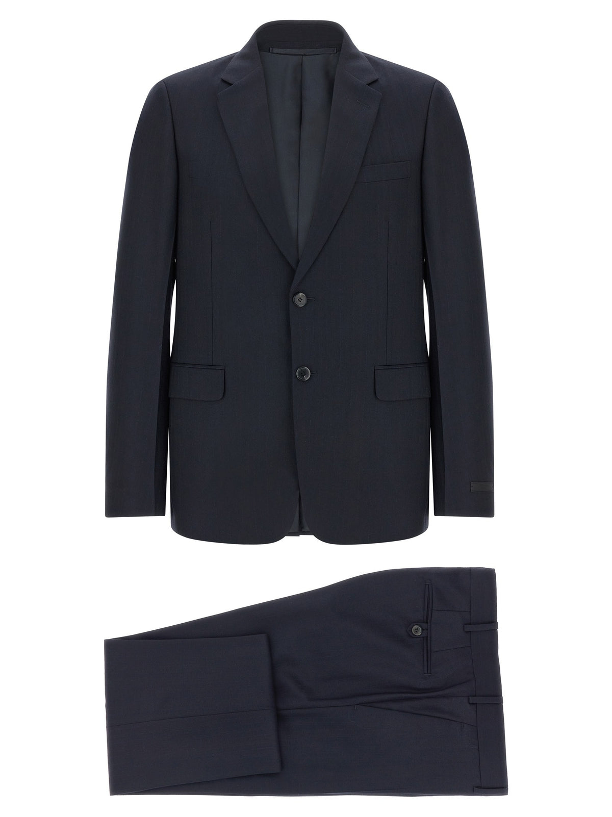 PRADA - Pinstriped dress Blue