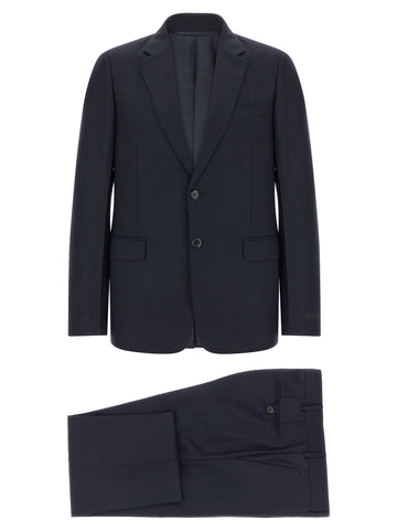 PRADA - Pinstriped dress Blue