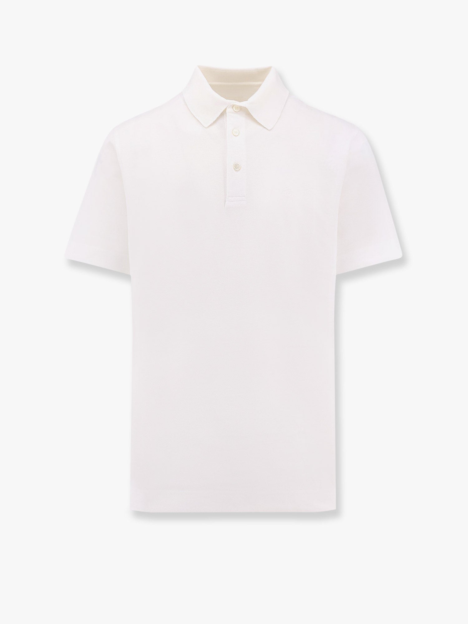 Piqué cotton polo shirt with 4g embroidery