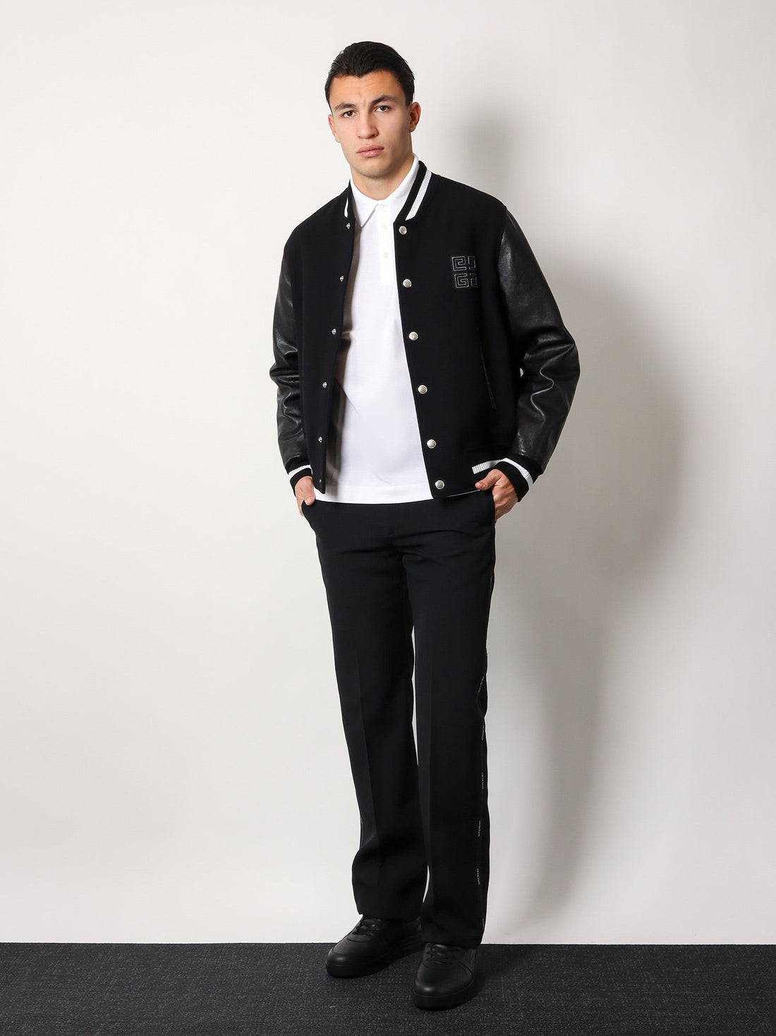 Givenchy Piqué cotton polo shirt with 4g embroidery