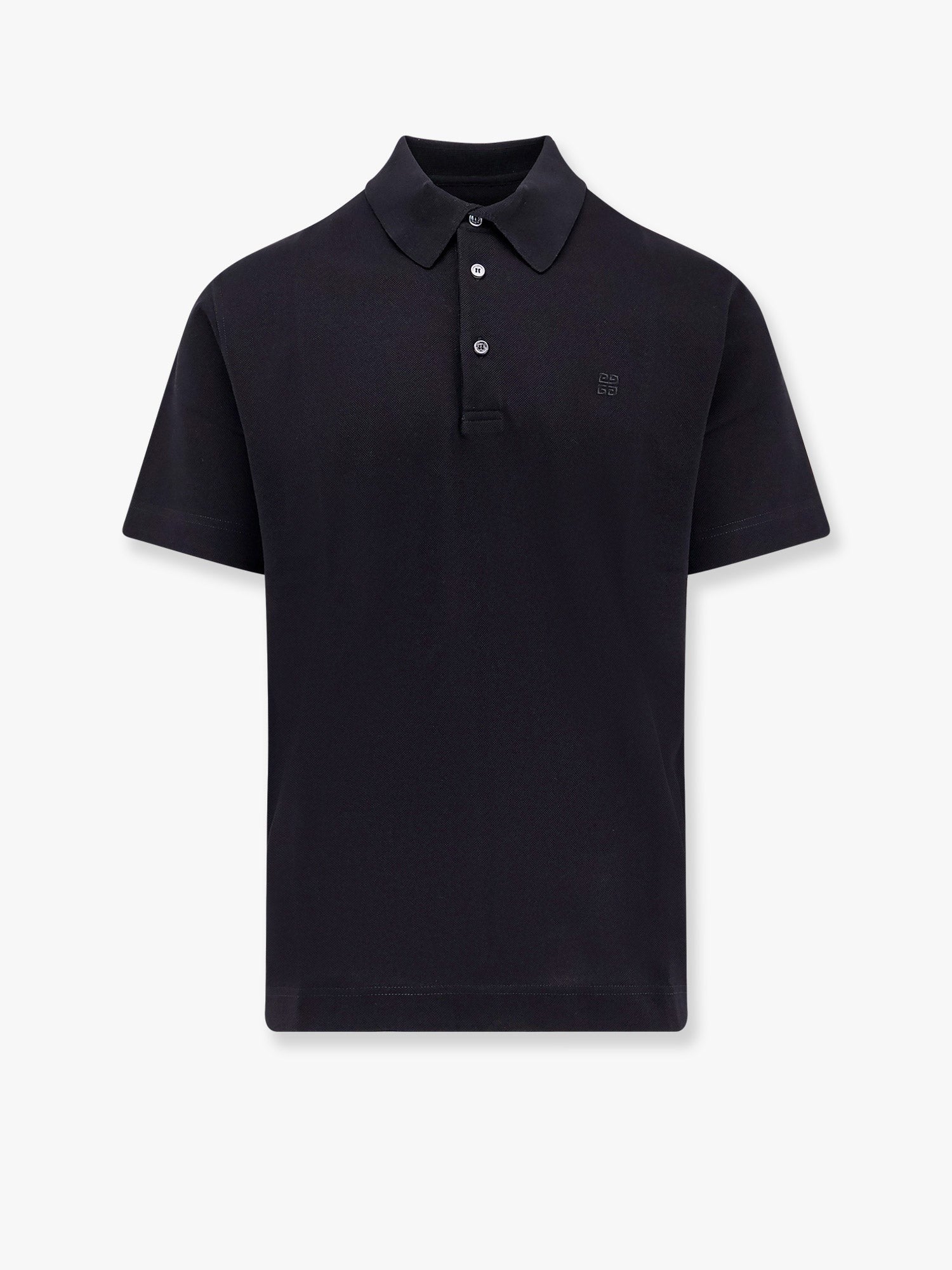 Piqué cotton polo shirt with 4g embroidery