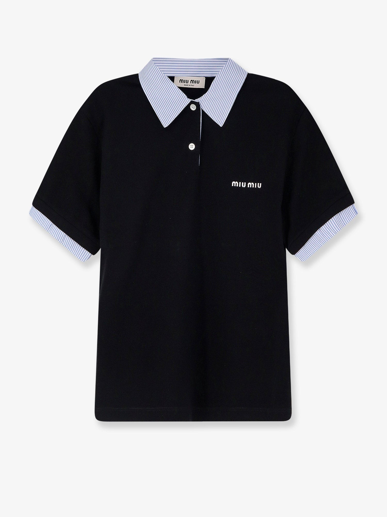 Piquet cotton polo shirt