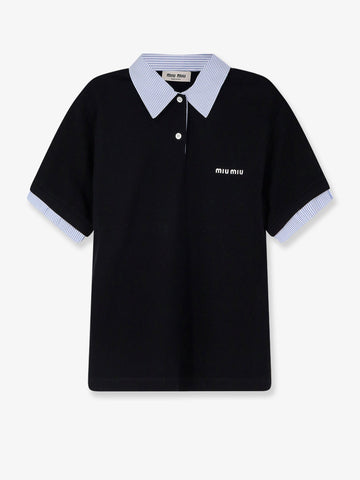 Piquet cotton polo shirt