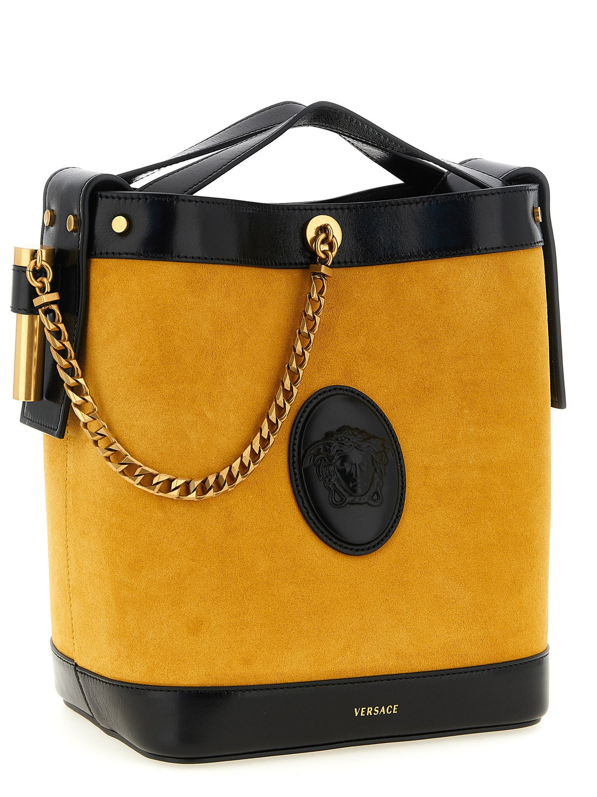 Versace - 'Pivot' small bucket bag