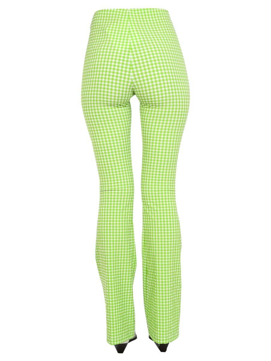 msgm - PLAID PATTERN PANTS