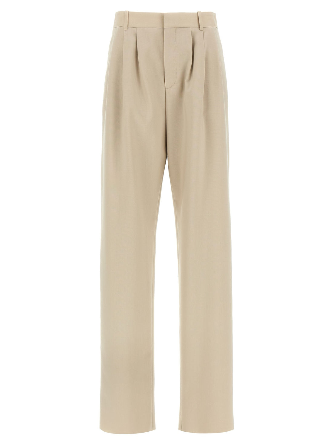 Saint Laurent - Pleat pants beige 38 FR