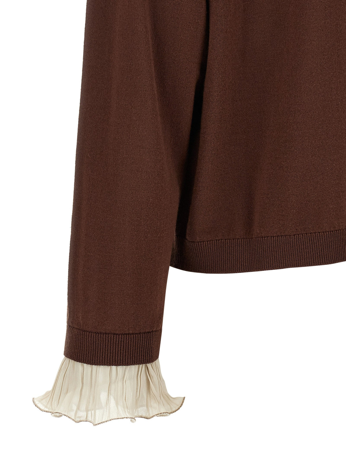 Fabiana Filippi - Pleated Cuffs Sweater