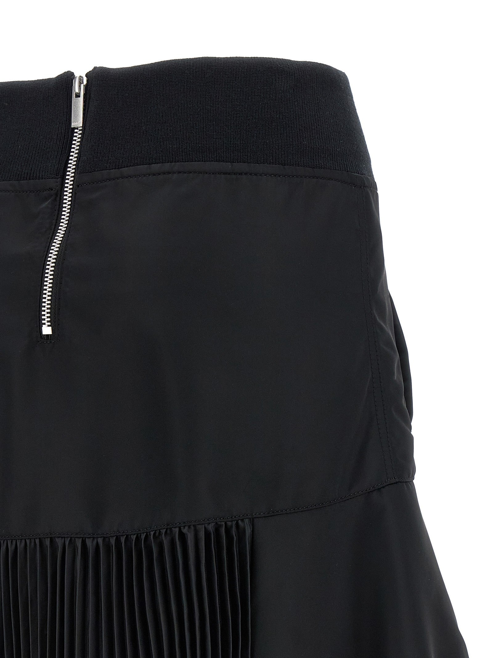 SACAI - Pleated insert skirt