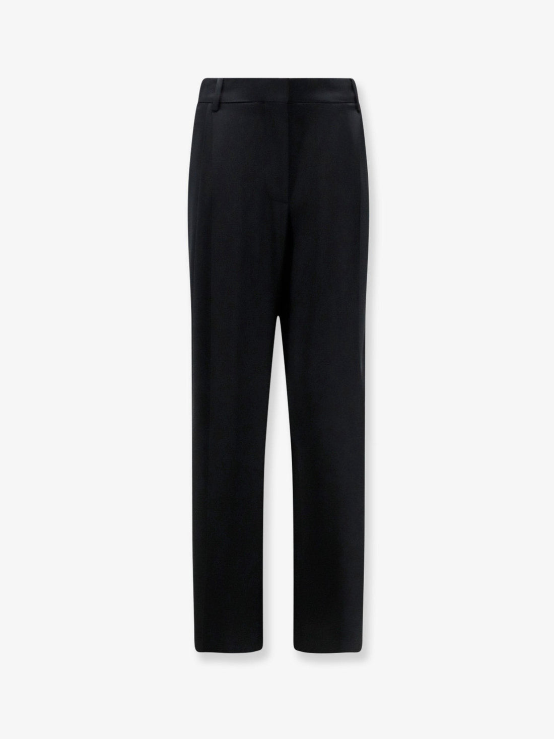 stella mccartney stella mccartney - Pleated Straight Satin Trousers