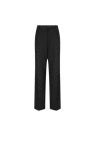 Pleated wool trousers