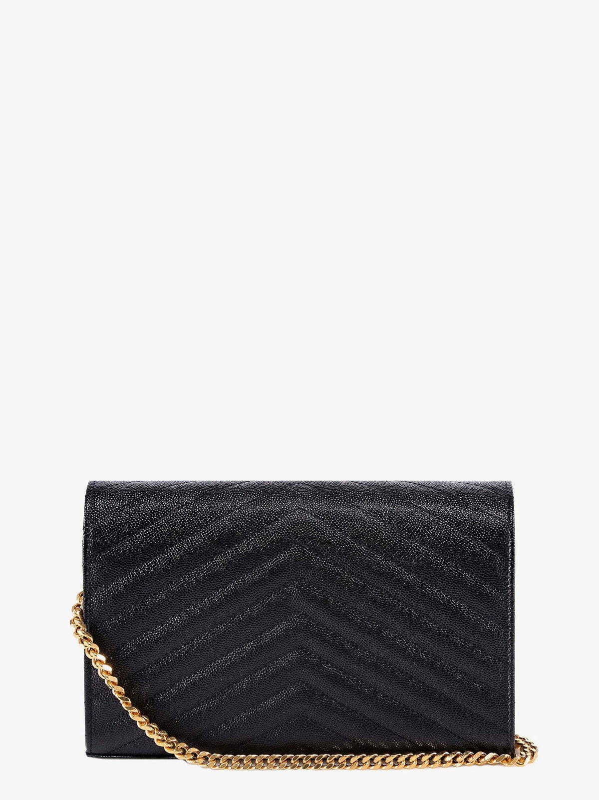 Saint Laurent - Pochette Cassandre grain-de-poudre leather crossbody bag