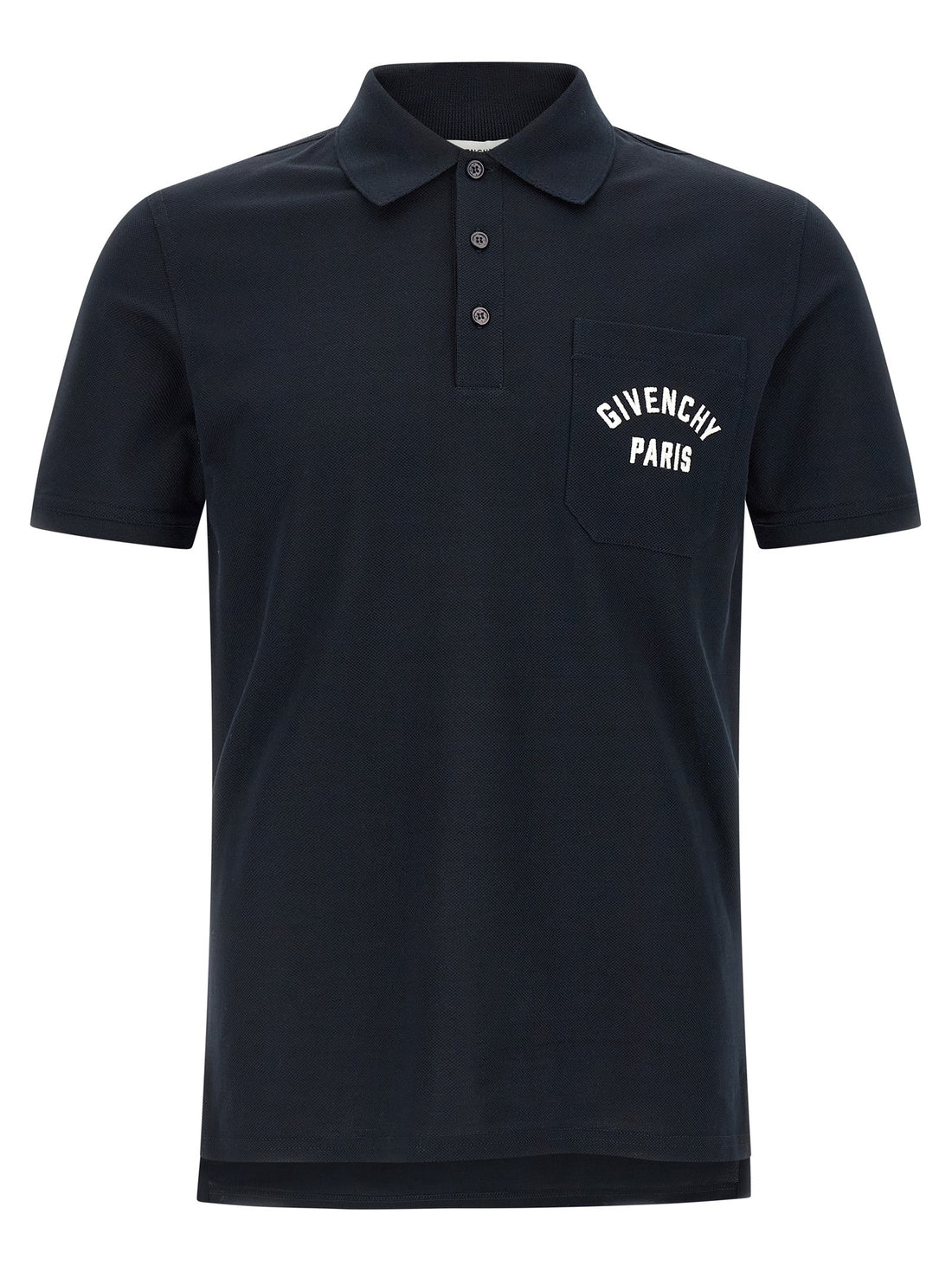 Givenchy - Pocket embroidery polo shirt Blue S