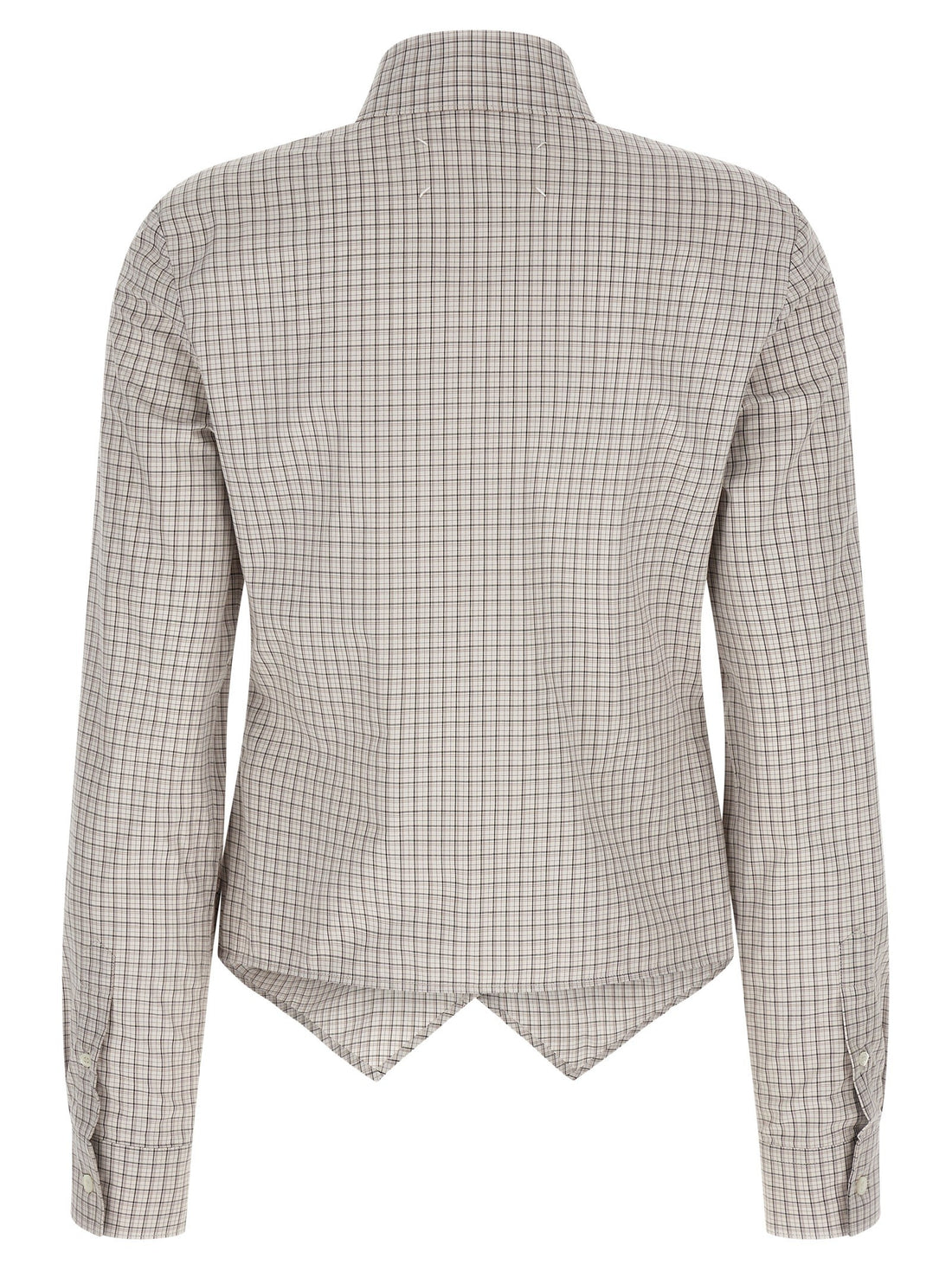 Maison Margiela - Pointed hem shirt beige