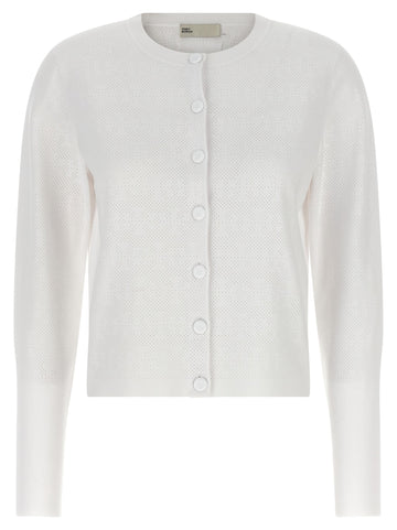 Tory Burch - Pointelle viscose cardigan