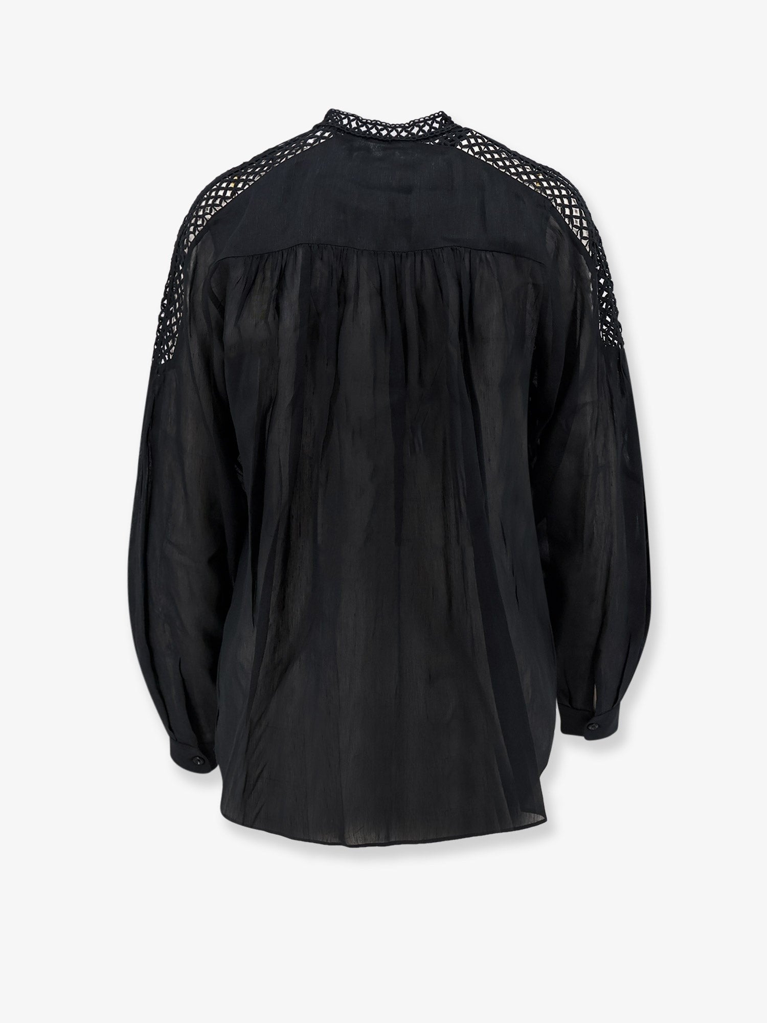 MARANT ETOILE - Polda viscose and linen shirt