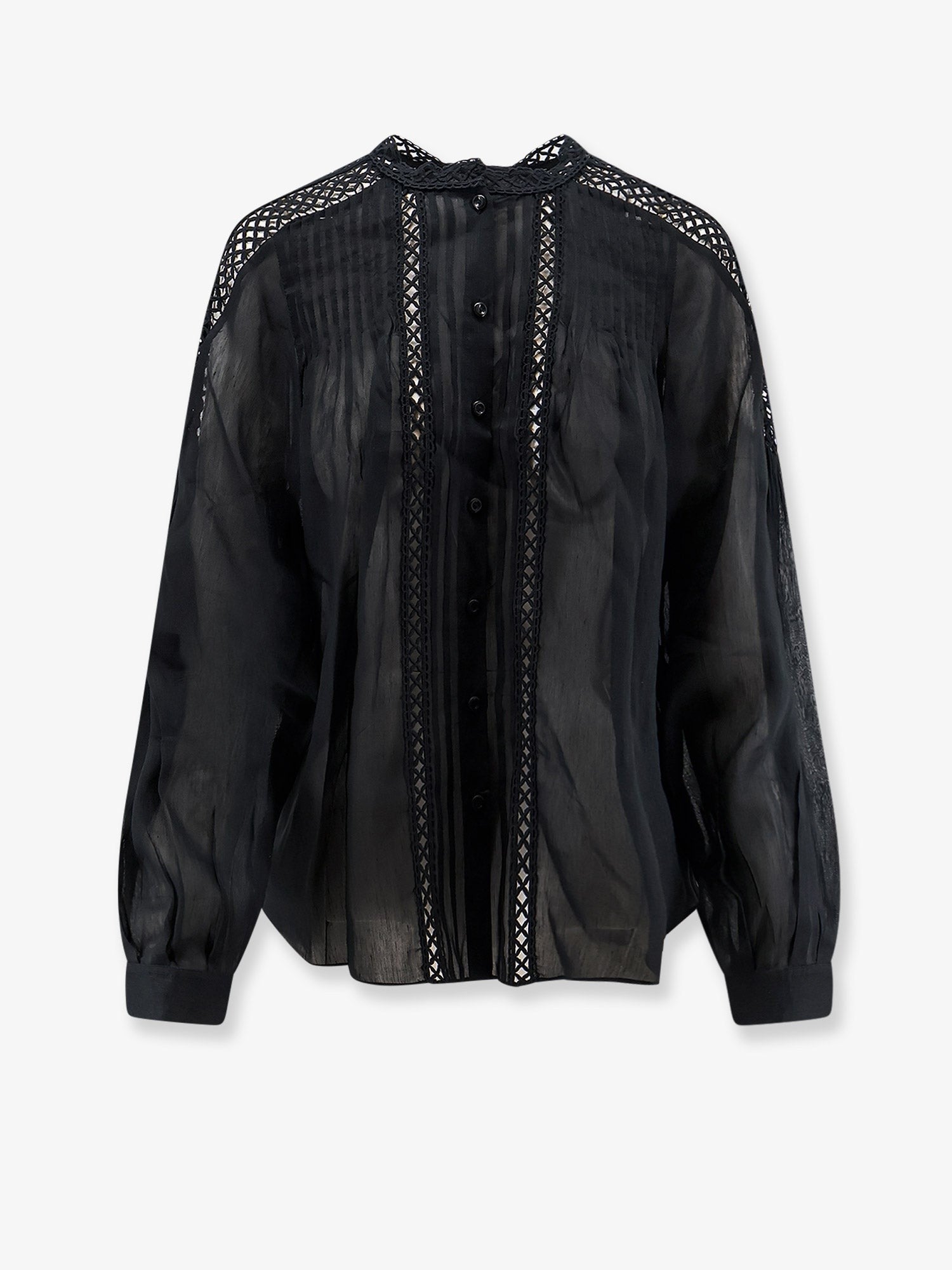 MARANT ETOILE - Polda viscose and linen shirt